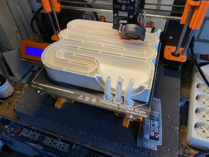 Loa siêu trầm mini bằng bê tông in 3D (Bản sửa đổi HexiBase) - Image 3