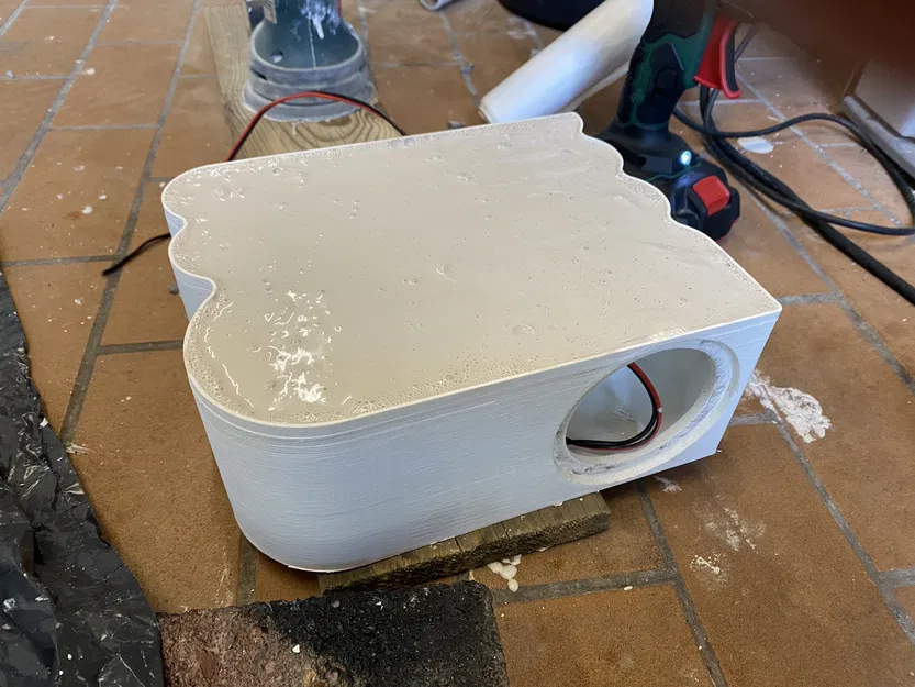 Loa siêu trầm mini bằng bê tông in 3D (Bản sửa đổi HexiBase) - Image 5