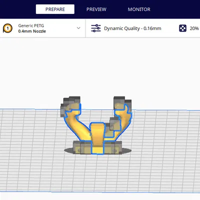Mount Đầu Dò Beacon Cho Kẻ Tản Nhiệt Volcano Tri-duct EVA2.4