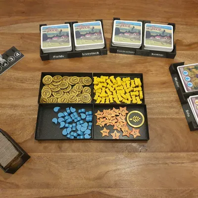 Khay Insert "Fields of Green"