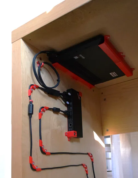 Đế Cắm Laptop Treo Dưới Bàn - Image 1