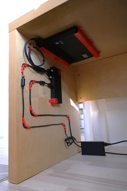 Đế Cắm Laptop Treo Dưới Bàn - Image 13