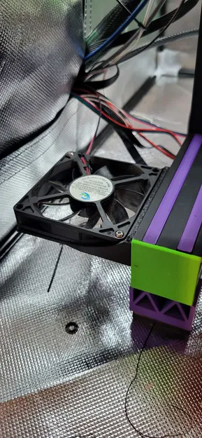 Đế gắn quạt 80mm cho khung nhôm 2020/3030/4040 - Image 1