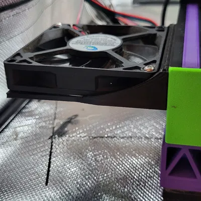 Đế gắn quạt 80mm cho khung nhôm 2020/3030/4040