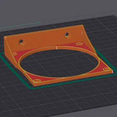 Đế gắn quạt 80mm cho khung nhôm 2020/3030/4040