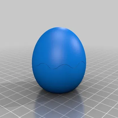 Trứng Bất Ngờ - Mô hình 3D có thể bể
