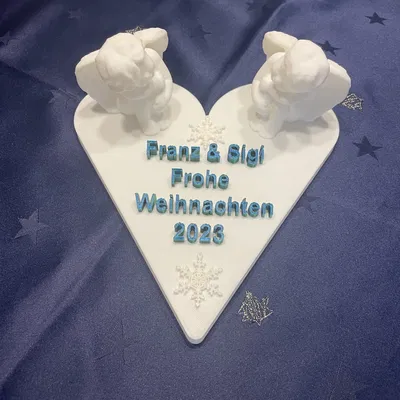 Tim Giáng Sinh 2023 - Mẫu In 3D