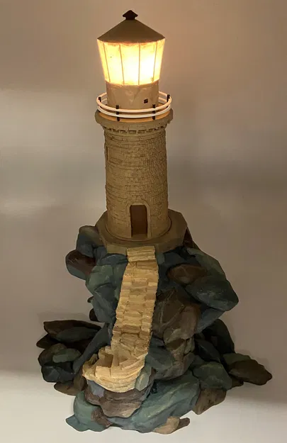 Mô Hình Ngọn Hải Đăng Tourlitis - Image 1