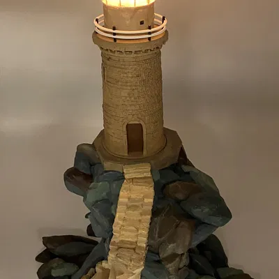 Mô Hình Ngọn Hải Đăng Tourlitis