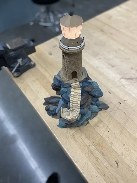 Mô Hình Ngọn Hải Đăng Tourlitis - Image 2