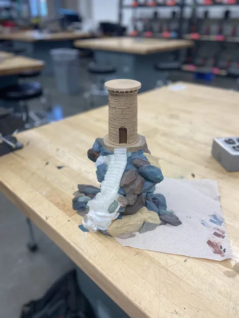 Mô Hình Ngọn Hải Đăng Tourlitis - Image 3