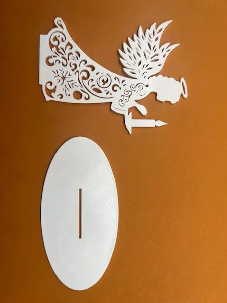 Thiên Thần Giáng Sinh Có Nến - Image 1