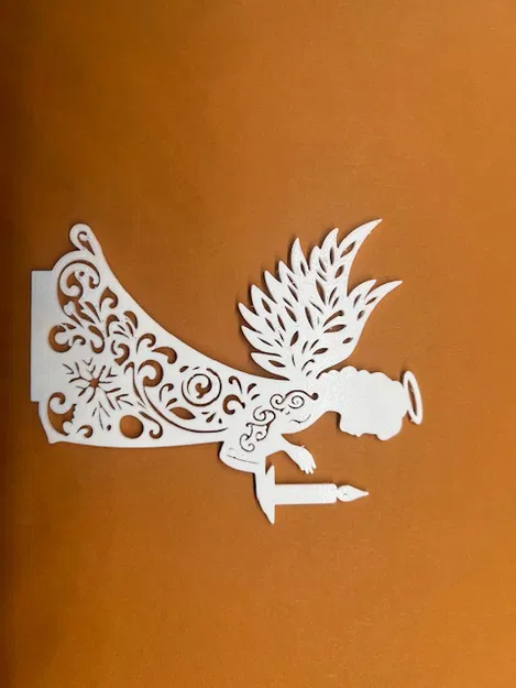 Thiên Thần Giáng Sinh Có Nến - Image 2