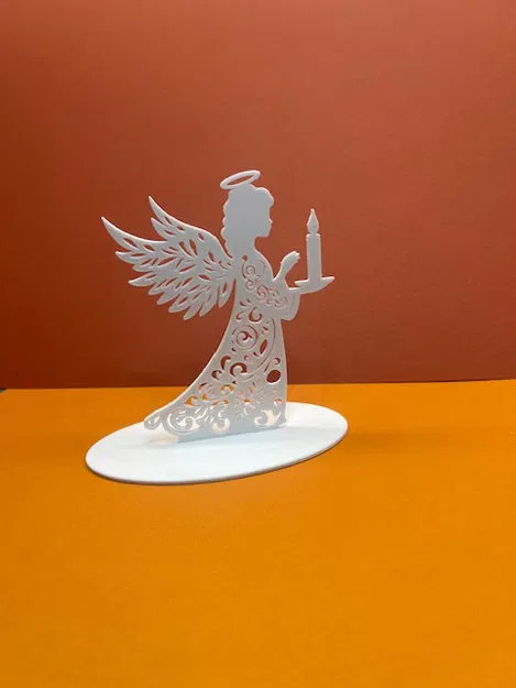 Thiên Thần Giáng Sinh Có Nến - Image 3