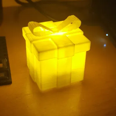 Hộp quà Giáng sinh đèn LED
