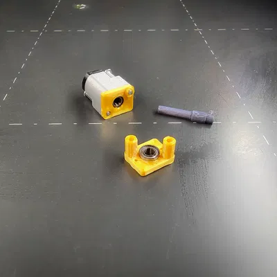 Mô hình Tỷ lệ Động cơ N20 Có Hộp số và Trục Xoay