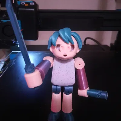 ChibiPrinto 3d Mô Hình Lắp Ráp Sắp Hoàn Thành (Alpha Sớm)