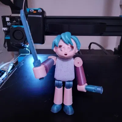 ChibiPrinto 3d Mô Hình Lắp Ráp Sắp Hoàn Thành (Alpha Sớm)