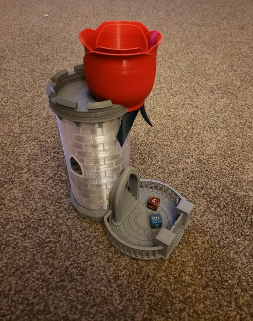 Thêm một Tháp Đổ Xúc Xắc Có Chóp Hoa Hồng - Image 1