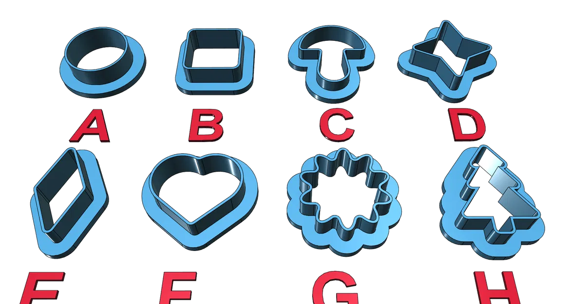 Khuôn Cắt Bánh Quy Dễ In - Image 2