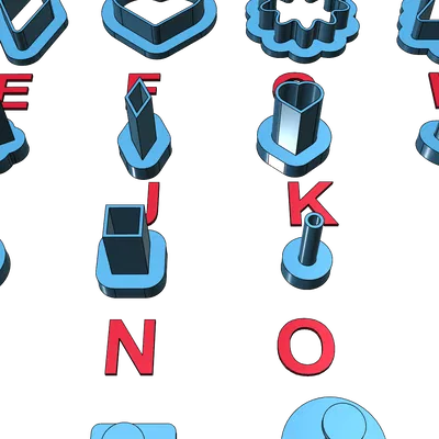 Khuôn Cắt Bánh Quy Dễ In