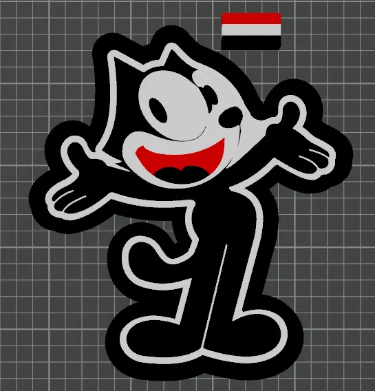 Hộp Đèn Felix The Cat - Image 1