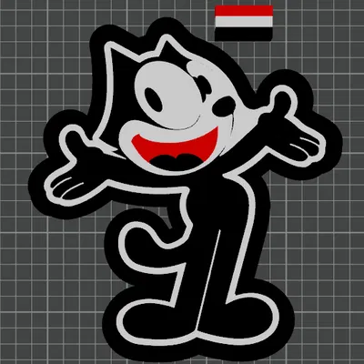 Hộp Đèn Felix The Cat