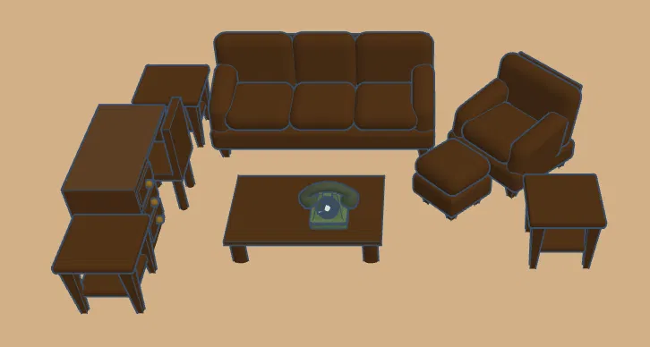 NỘI THẤT NHÀ BÚP BÊ - Image 1