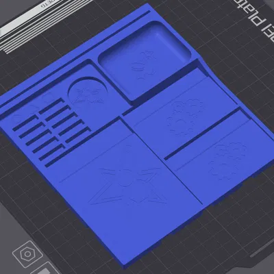 Khay Đựng Bài Cyberpunk RED-Combat Zone (Một Màu)