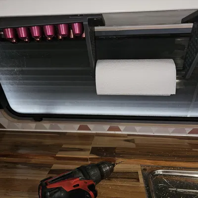 Giá Treo Khăn Giấy Dưới Tủ