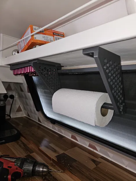 Giá Treo Khăn Giấy Dưới Tủ - Image 3