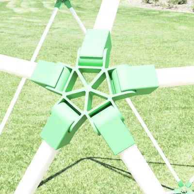 Nhà Kính Trắc Địa - Khớp Nối PVC Linh Hoạt