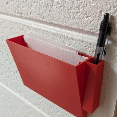 Chỗ Cắm Bút Và Giấy Ghi Chú Dán Tủ Lạnh Hoặc Để Bàn