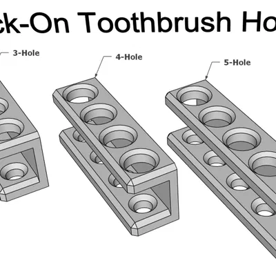 Giá Đỡ Bàn Chải Đánh Răng (Dán)