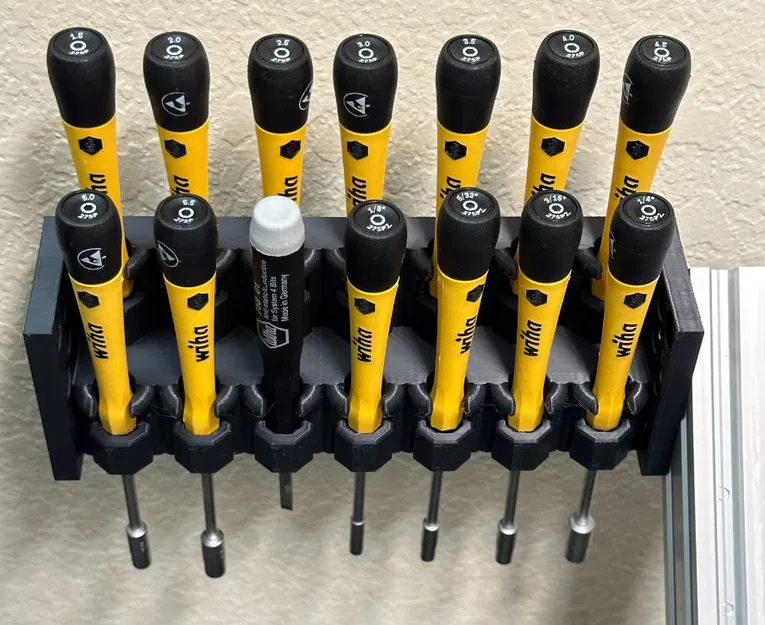 Giá đỡ Móc giữ Bộ tua vít Wiha Precision Có thể xếp chồng - Image 1