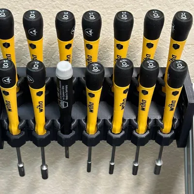 Giá đỡ Móc giữ Bộ tua vít Wiha Precision Có thể xếp chồng