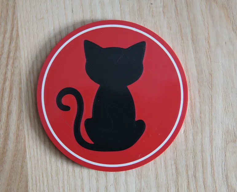 Đế Lót Ly Hình Con Mèo - Image 1