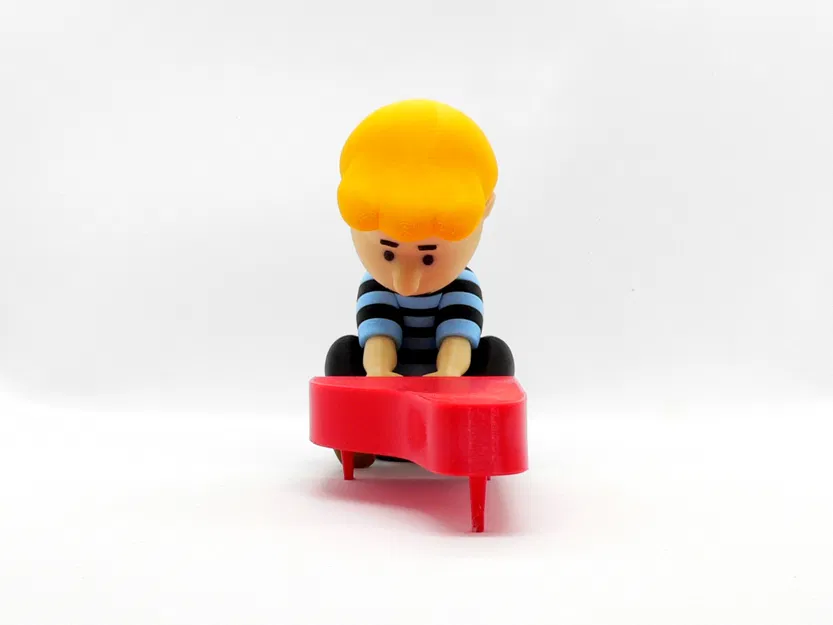 Mô hình 3D Schroeder - Peanuts - Image 7