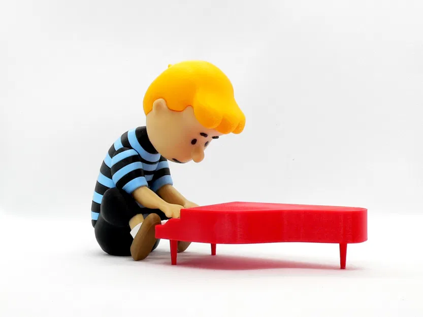 Mô hình 3D Schroeder - Peanuts - Image 9