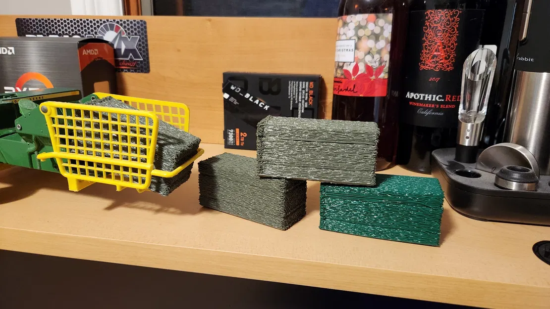 Bó Cỏ Khô Vuông Tỉ Lệ 1/32 - Image 1