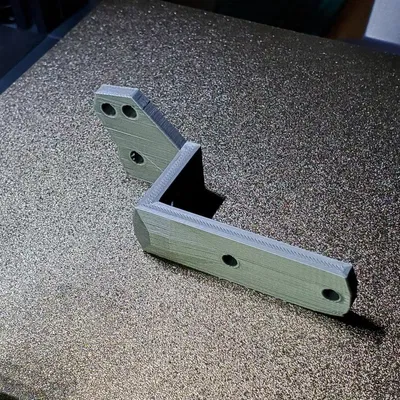 Giá đỡ tùy chỉnh cho phép di chuyển bảng điều khiển và giá đỡ cuộn chỉ trên Elegoo Neptune 3 Pro