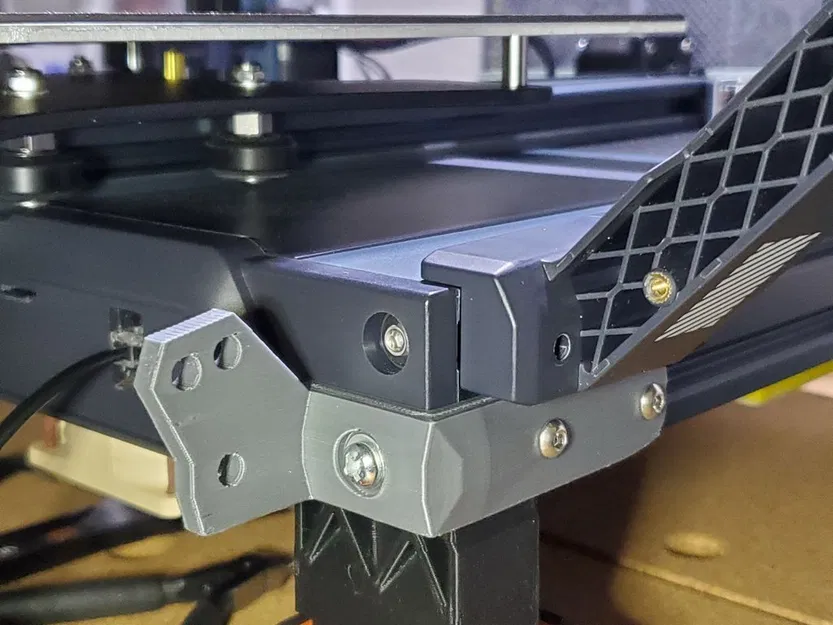 Giá đỡ tùy chỉnh cho phép di chuyển bảng điều khiển và giá đỡ cuộn chỉ trên Elegoo Neptune 3 Pro - Image 4