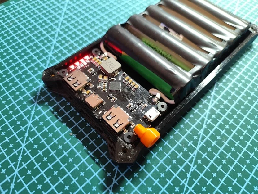 Vỏ case module sạc dự phòng IP5328P (5 cell 18650) - Image 8