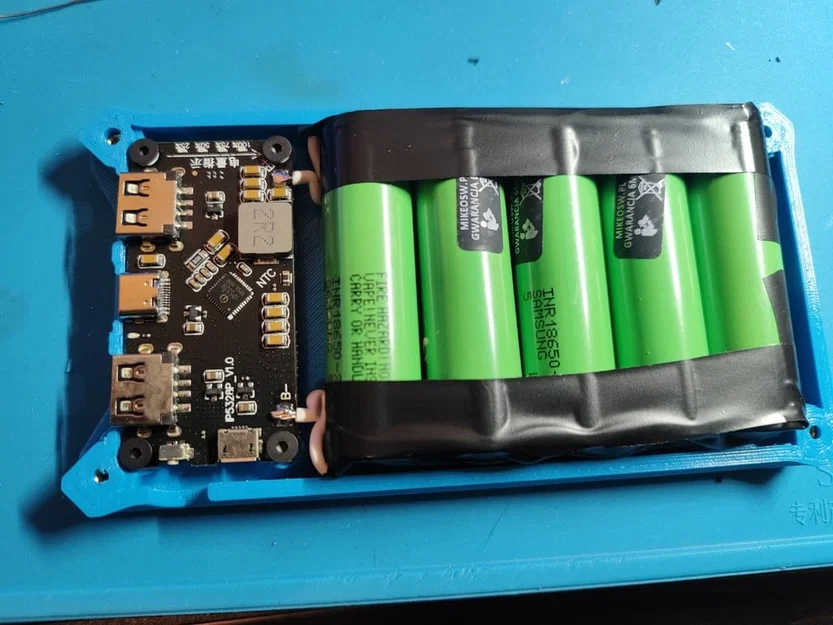 Vỏ case module sạc dự phòng IP5328P (5 cell 18650) - Image 18