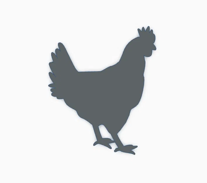 Mô Hình Gà Đơn Giản - Image 1