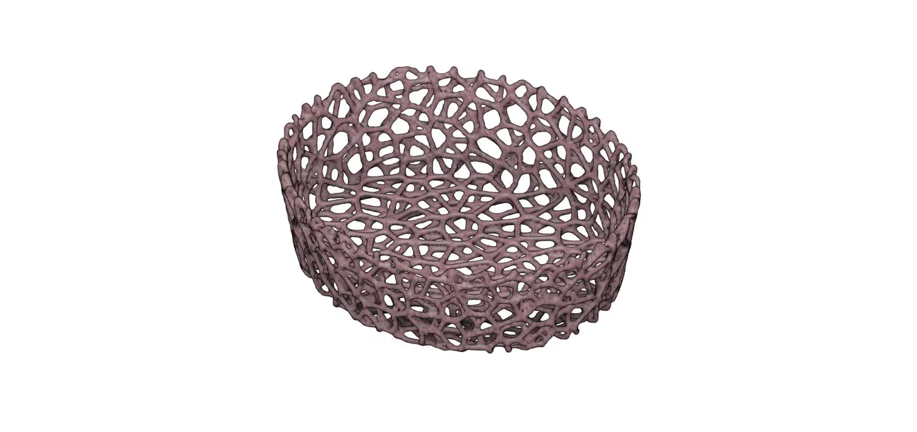 Giỏ Bánh Mì Elip Kiểu Voronoi - Image 1