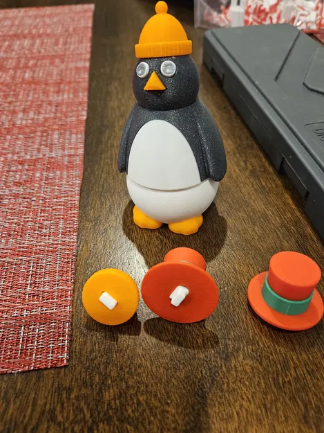 Chốt Nón Người Tuyết/Chim Cánh Cụt (Chỉnh Sửa) - Image 1