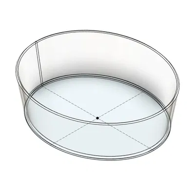 Giỏ Bánh Mì Elip Kiểu Voronoi