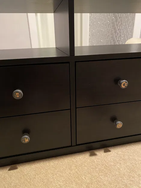 Núm Xoay "Retro Gaming" Cho Ngăn Kéo Ikea Kallax (MMU AMS) - Image 4