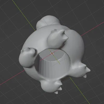 Ếch Tròn Vo Đeo Ngón Tay